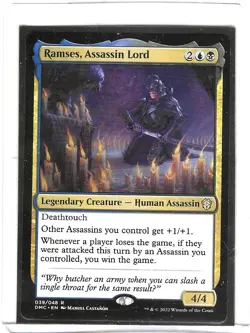 Ramses, Assassin Lord #39 M - NM - Magic the Gathering - Regular - MTG - Image 1