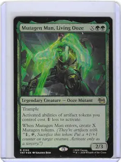 Mutagen Man, Living Ooze #124 Foil R - Teenage Mutant Ninja Turtles TMNT - MTG - Image 1
