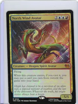 North Wind Avatar # 162 Foil M - Teenage Mutant Ninja Turtles TMNT MTG Mint - Image 1