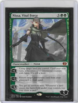 Nissa, Vital Force #163 M -NM - Magic the Gathering - Regular - MTG - Image 1