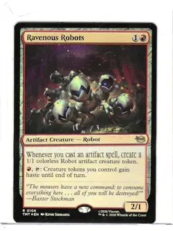 Ravenous Robots #106 Foil R - Teenage Mutant Ninja Turtles TMNT - MTG - Image 1