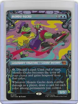 Mondo Gecko #231 M Foil Teenage Mutant Ninja Turtles - TMNT MTG Mint - Image 1