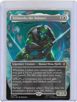 Leonardo the Balance #1 M - Teenage Mutant Ninja Turtles TMNT MTG Non-Foil - Image 1