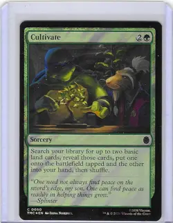 Cultivate #50 Surge Foil R - Teenage Mutant Ninja Turtles - TMNT MTG - Image 1