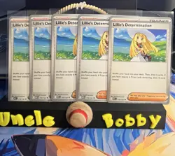 4x Lillie's Determination 119/132 Mega Evolution Pokemon Playset x4 - Image 1