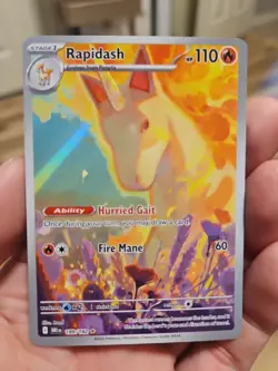 Pokemon Rapidash 189/182 Sv10: Destined Rivals Holo C - Image 1