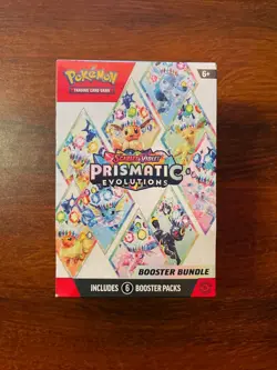Pokemon TCG - Prismatic Evolutions Booster Bundle (6 Pack) SEALED - Image 1