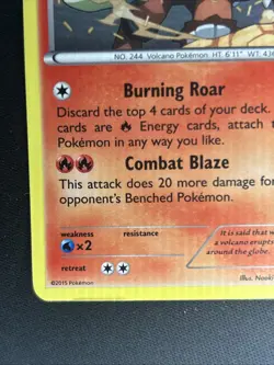 Pokemon TCG Entei 14/98 Cosmos Holo Blister Exclusive LP/MP DAK1E - Image 2
