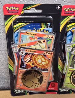 Pokemon TCG: Perfect Order Checklane Blister Set of 2 - Meganium + Cinderace - Image 2