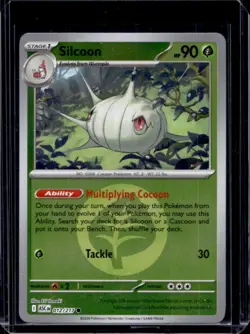 2026 Pokemon Ascended Heroes Silcoon Energy Reverse Holo Common #012/217 - Image 1
