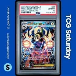 2025 POKEMON JP MEGA DREAM #235/193 EELEKTROSS EX SPECIAL ART RARE PSA 10 - Image 1
