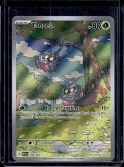 2023 Pokemon SV 151 Tangela Illustration Rare #178/165 - Image 1