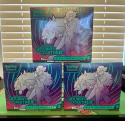 Pokemon TCG: Journey Together Elite Trainer Box (ETB) Lot of 3 - Factory Sealed - Image 1