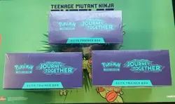 Pokemon TCG: Journey Together Elite Trainer Box (ETB) Lot of 3 - Factory Sealed - Image 2
