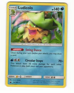 Ludicolo 38/168 Rare 2018 Celestial Storm Pokemon LP - Image 1