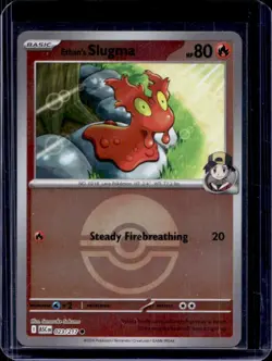 2026 Pokemon Ascended Heroes Ethan's Slugma Poke Ball Reverse Common #023/217 - Image 1