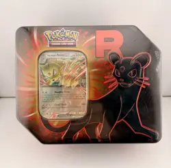 Pokemon Team Rocket Persian EX Tin Sealed 2025 Destined Rivals TCG - Image 1