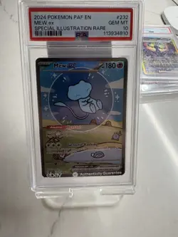 POKEMON PSA 10 2024 SV Paldean Fates Mew ex 232/091 SIR 4810 - Image 5