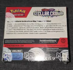 Pokemon TCG Scarlet & Violet Stellar Crown Booster Box SEALED NEW - Image 2