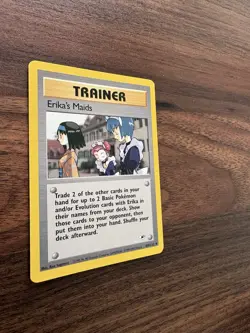Erika's Maids 109/132, Gym Heroes, Pokemon TCG, 2000, Vintage, WOTC, Trainer, NM - Image 3