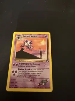 Sabrina's Haunter Uncommon Unlimited Gym Challenge 055/132 NM Pokemon TCG - Image 1