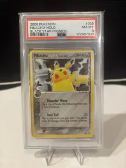 Pokemon 2006 Pikachu Delta Species Promo 035 Holo Black Star PSA 8 - Image 3
