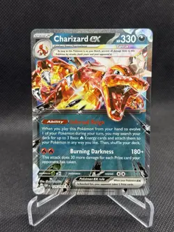 Pokemon TCG Charizard ex Sv03: Obsidian Flames 125/197 Holo Double Rare - Image 1