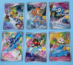 Pokemon Series 1 First Partner Illustration Lot - Image 1