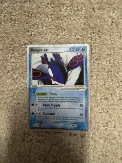 Kyogre EX 037 Holo Pokemon TCG Nintendo Black Star Promo 2006 - Image 1