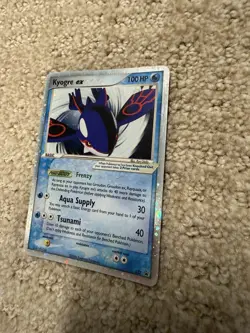 Kyogre EX 037 Holo Pokemon TCG Nintendo Black Star Promo 2006 - Image 2