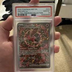 Pokemon TCG Oricorio ex 024 Me: Mega Evolution Promo Holo English PSA 10 190HP - Image 1