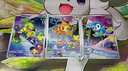 Pokemon TCG First Partner Illustration Collection Series 1 Gen 4 Sinnoh Starters - Image 1
