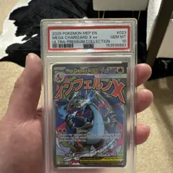 Pokemon TCG Mega Charizard X ex Promo Holo English PSA 10 023 Me 360HP Dragon - Image 1