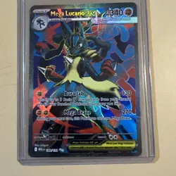 Mega Lucario ex - 160/132 - Mega Evolution - Full Art - NM - Pokemon TCG - Image 1