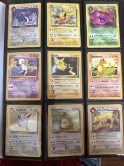 Vintage Pokemon Binder Collection, Base, Fossil, Jungle, Rocket, Shadowless - Image 1