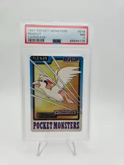 PSA 7 Pidgeot 018 Pokemon Carddass Bandai Vintage 1997 Pocket Monsters - Image 1
