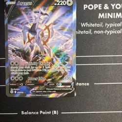 Arceus V 166/172 Alternate Art - Brilliant Stars Holo Pokemon - Image 3