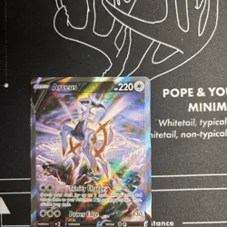 Arceus V 166/172 Alternate Art - Brilliant Stars Holo Pokemon - Image 4