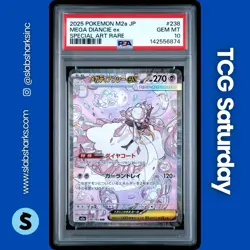 2025 POKEMON JP MEGA DREAM #238/193 DIANCIE EX SPECIAL ART RARE PSA 10 - Image 1