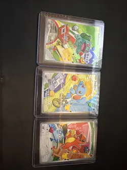 Pokemon TCG First Partner Illustration Collection Series 1 Kanto GEN 1 Starters - Image 1