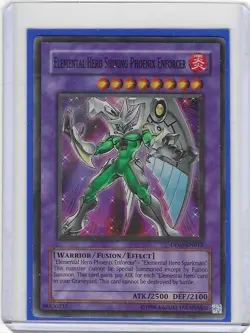 Elemental Hero Shining Phoenix Enforcer DP05-EN013 Super Rare - LP UNL Yugioh - Image 1