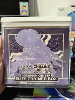 Pokemon TCG: Chilling Reign Pokemon Center Elite Trainer Box ETB Sealed + Case - Image 1