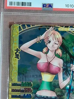 PSA 9 Nami Holo C081 Berry Berry Match Vol 3 Japanese One Piece Card Bandai 2009 - Image 2