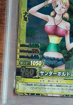PSA 9 Nami Holo C081 Berry Berry Match Vol 3 Japanese One Piece Card Bandai 2009 - Image 4