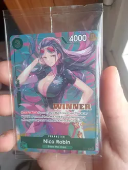 Heroines Battle Winner - Nico Robin P-111 Nami P-112 Bonney P-113 One Piece Card - Image 3