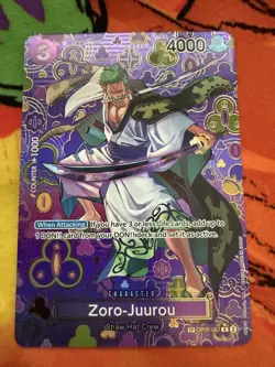 One Piece TCG CCG Zoro-Juurou OP05-067 SP (OP09) NEAR MINT NM - Image 1