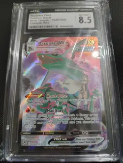 Pokemon TCG Rayquaza VMAX TG20/TG30 Silver Tempest Trainer Gallery CGC 8.5 - Image 1