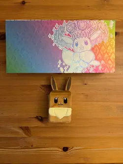Pokemon Prismatic Evolution SPC Eevee Deck Box + Box ONLY - Image 1