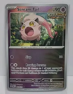Pokemon Scream Tail Master Ball Pattern 042/131 Sv: Prismatic Evolutions Holo - Image 3