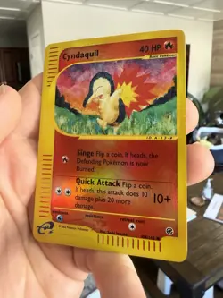 Cyndaquil 104/165 - Reverse Holo Expedition Base Set Pokemon TCG VLP - Image 4